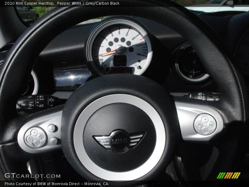 Pepper White / Grey/Carbon Black 2010 Mini Cooper Hardtop