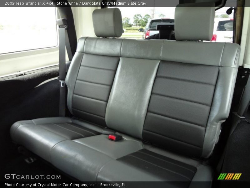 Stone White / Dark Slate Gray/Medium Slate Gray 2009 Jeep Wrangler X 4x4