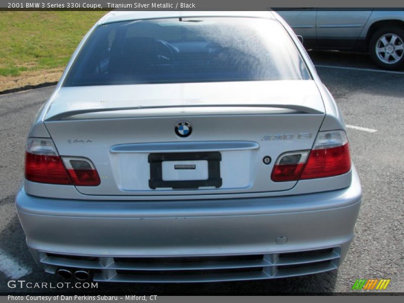 Titanium Silver Metallic / Black 2001 BMW 3 Series 330i Coupe