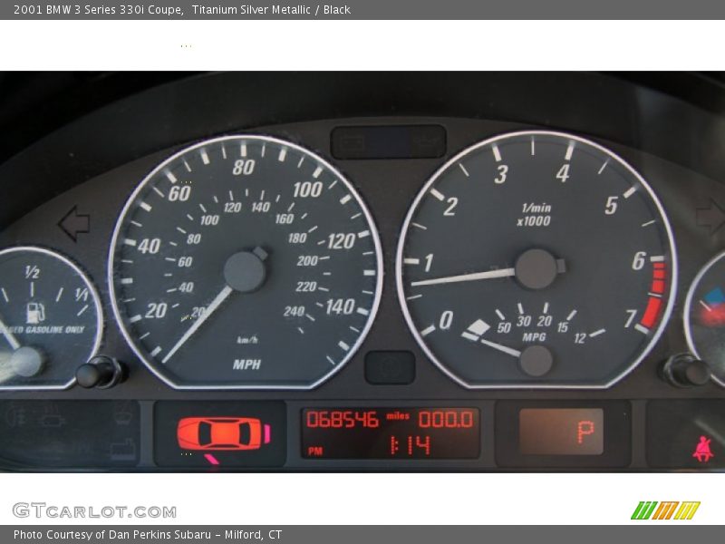 2001 3 Series 330i Coupe 330i Coupe Gauges