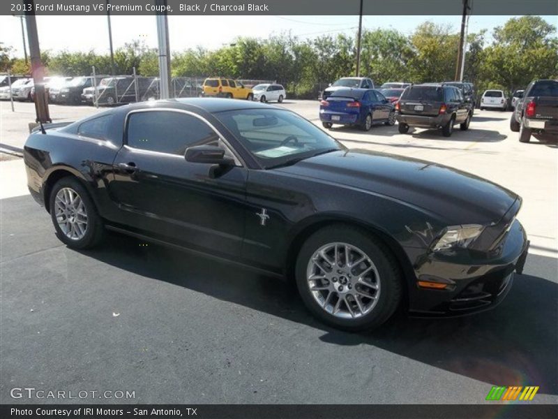 Black / Charcoal Black 2013 Ford Mustang V6 Premium Coupe