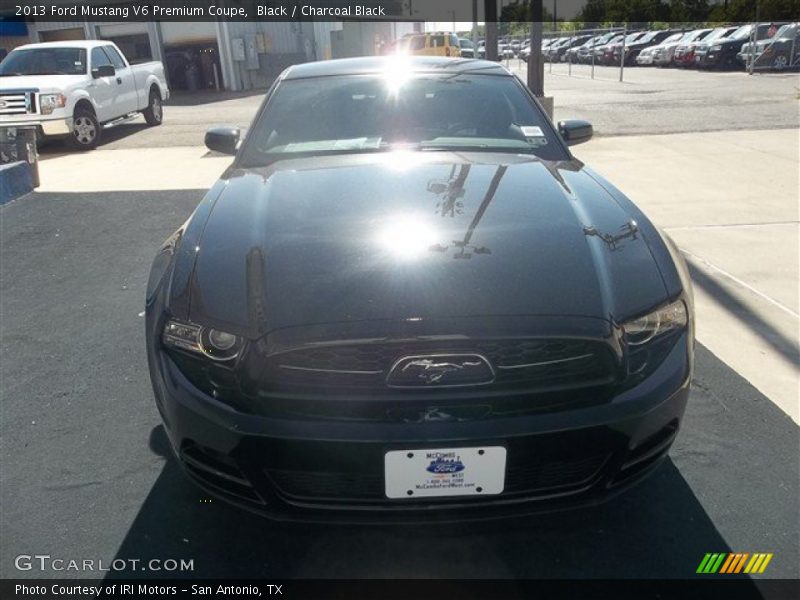 Black / Charcoal Black 2013 Ford Mustang V6 Premium Coupe