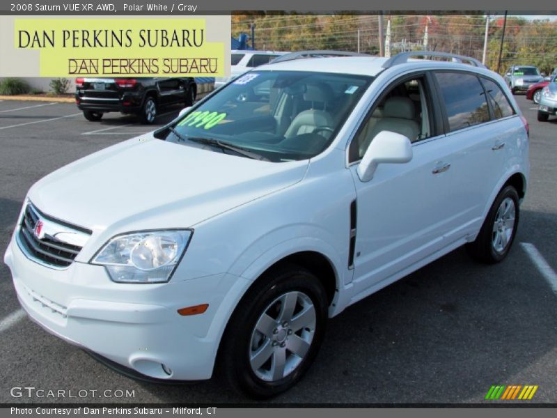 Polar White / Gray 2008 Saturn VUE XR AWD