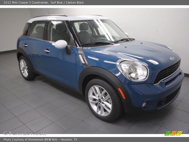Surf Blue / Carbon Black 2012 Mini Cooper S Countryman