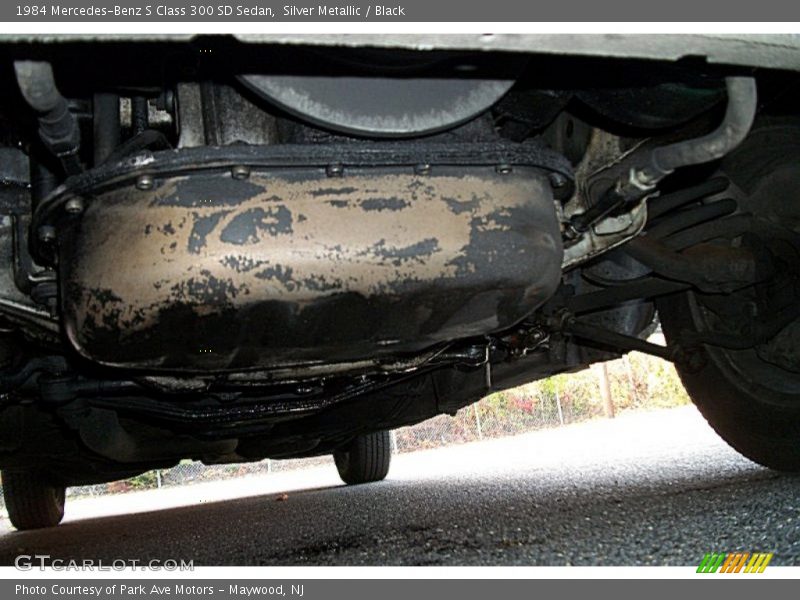 Undercarriage of 1984 S Class 300 SD Sedan