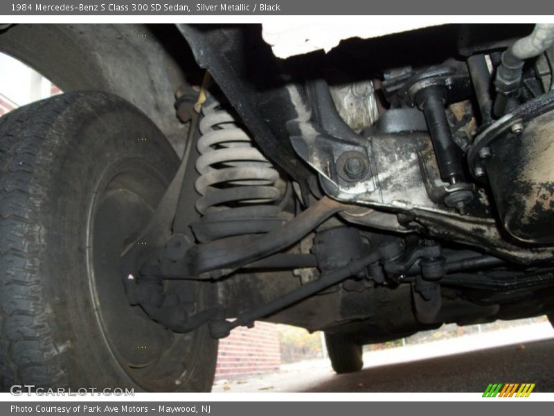 Undercarriage of 1984 S Class 300 SD Sedan