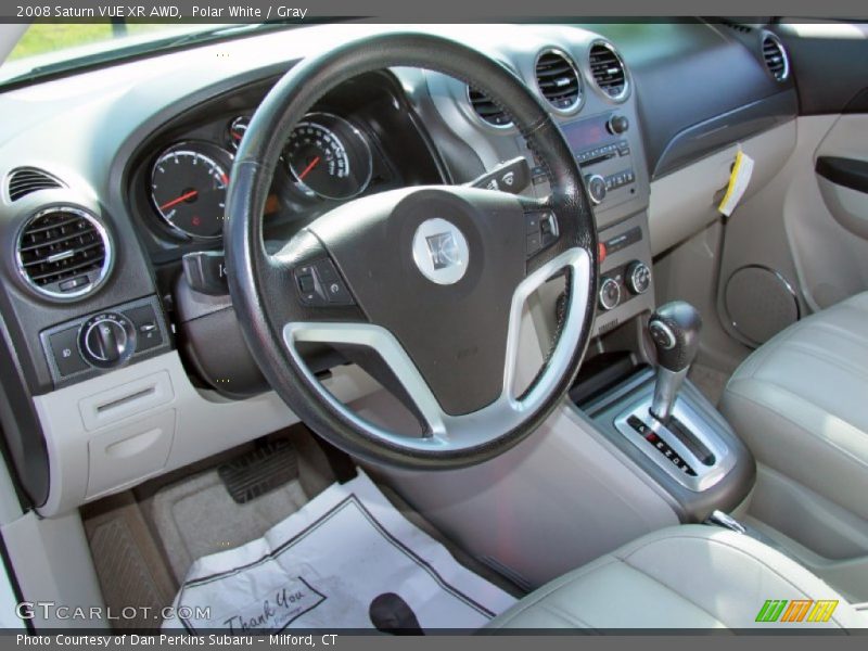 Polar White / Gray 2008 Saturn VUE XR AWD