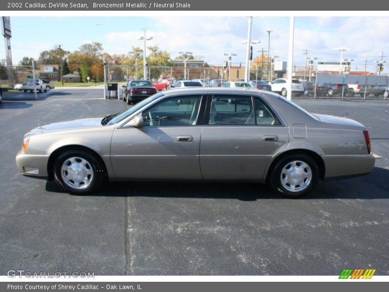 Bronzemist Metallic / Neutral Shale 2002 Cadillac DeVille Sedan