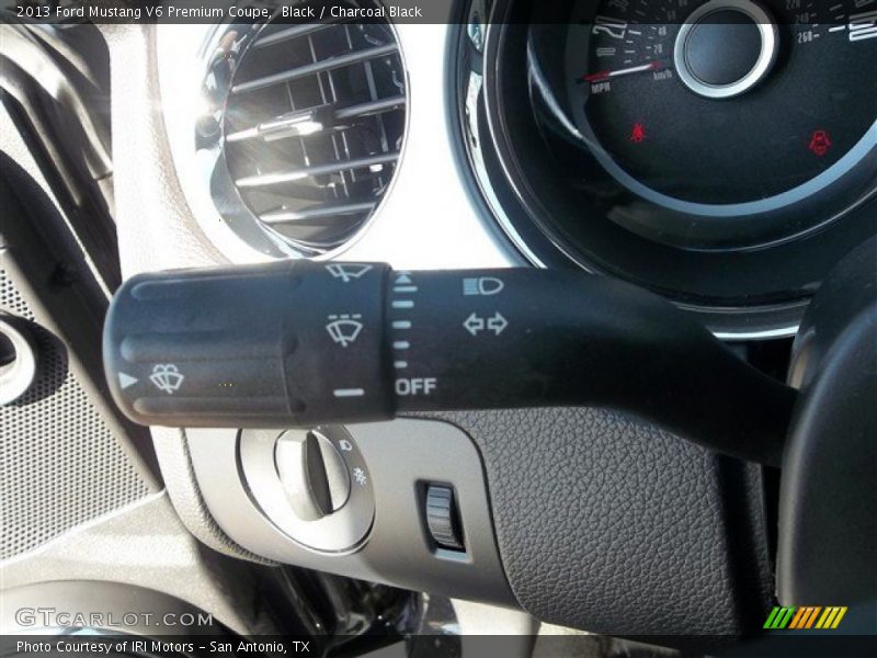 Black / Charcoal Black 2013 Ford Mustang V6 Premium Coupe