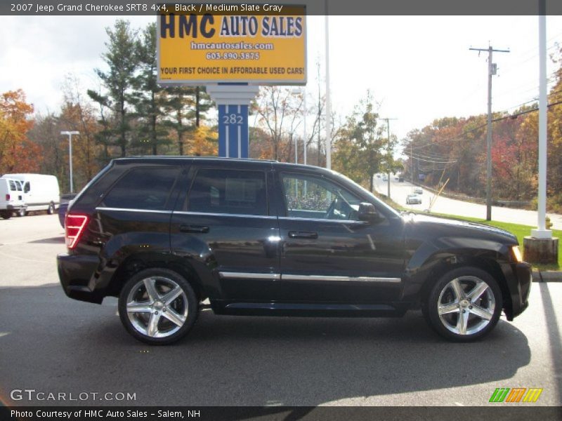 Black / Medium Slate Gray 2007 Jeep Grand Cherokee SRT8 4x4