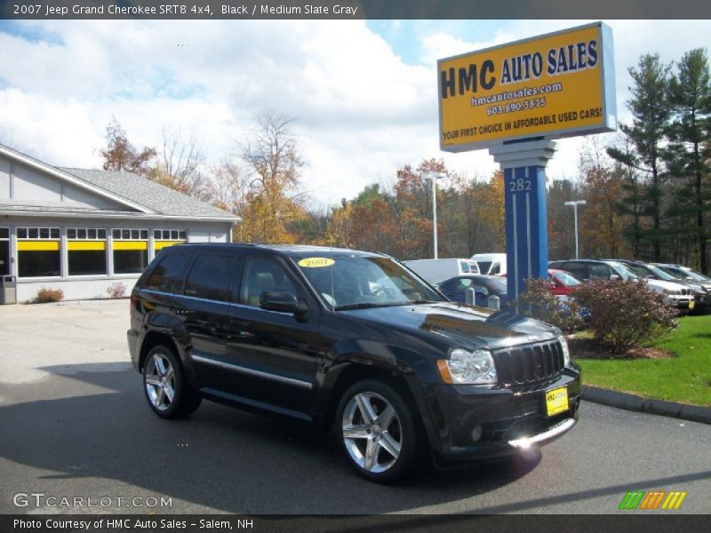 Black / Medium Slate Gray 2007 Jeep Grand Cherokee SRT8 4x4