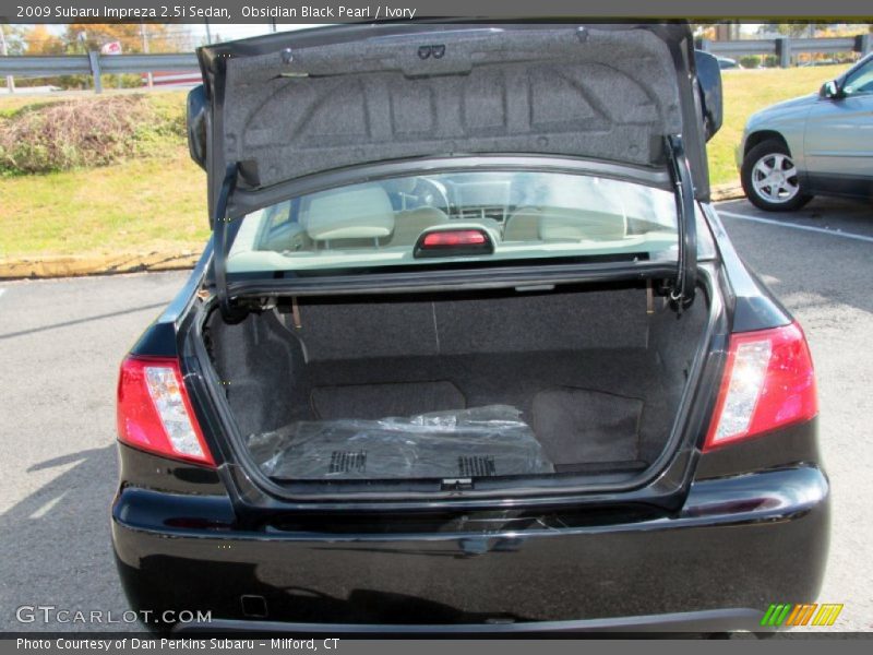 Obsidian Black Pearl / Ivory 2009 Subaru Impreza 2.5i Sedan