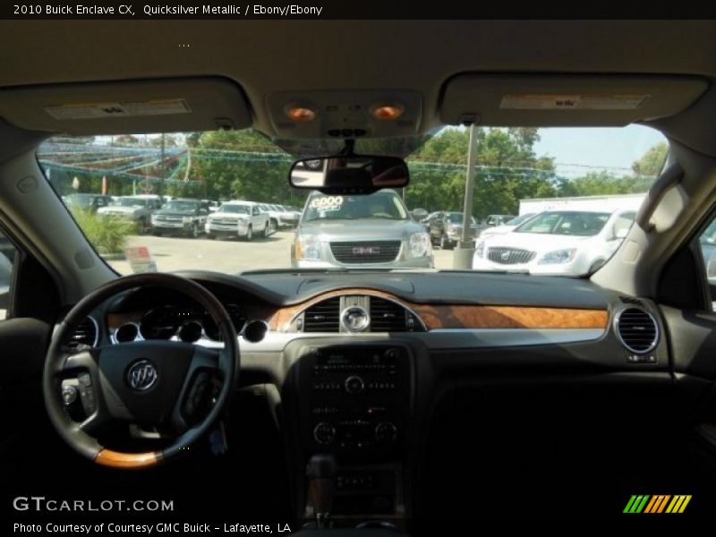 Quicksilver Metallic / Ebony/Ebony 2010 Buick Enclave CX