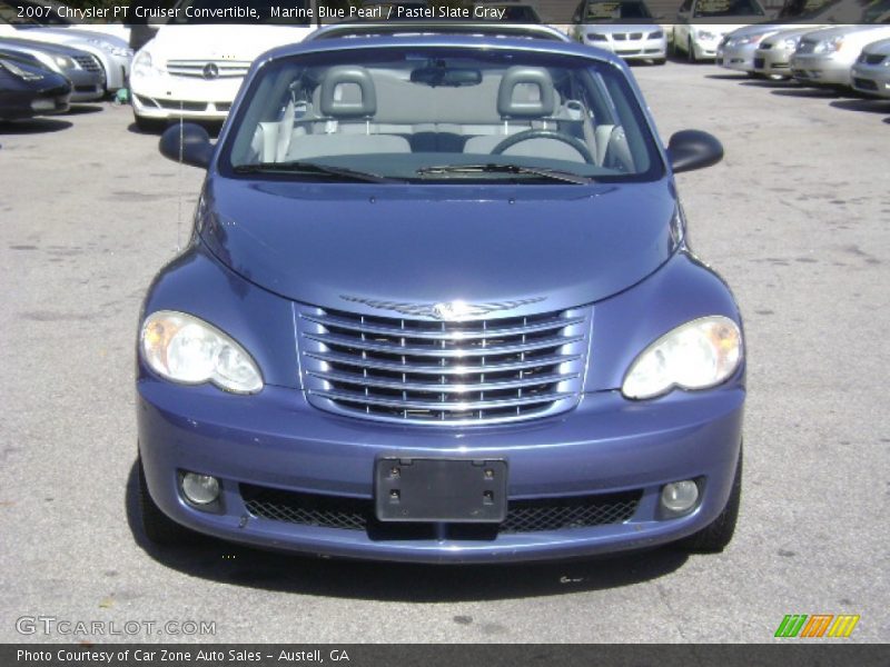 Marine Blue Pearl / Pastel Slate Gray 2007 Chrysler PT Cruiser Convertible
