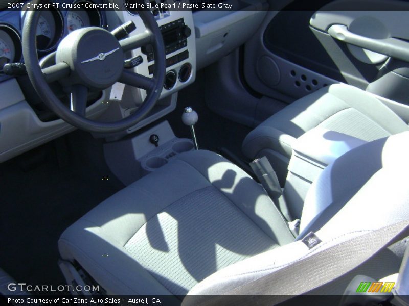 Marine Blue Pearl / Pastel Slate Gray 2007 Chrysler PT Cruiser Convertible