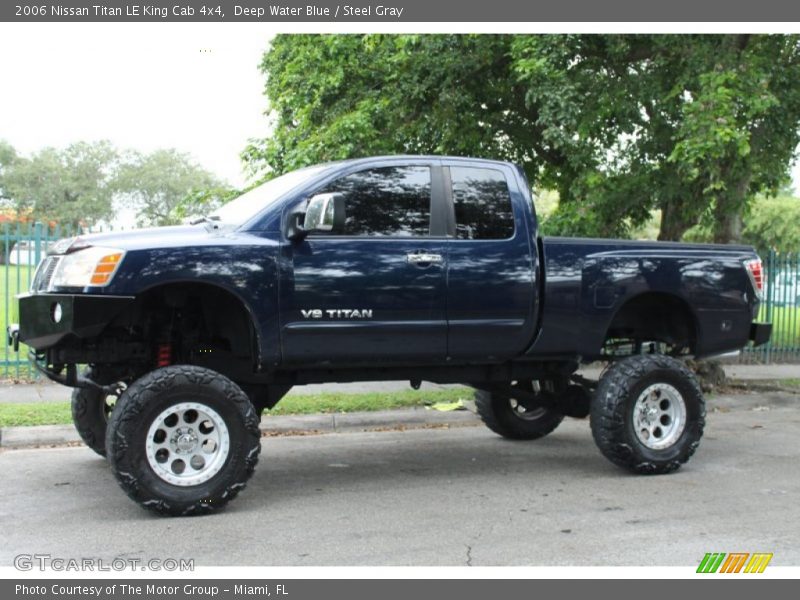 Deep Water Blue / Steel Gray 2006 Nissan Titan LE King Cab 4x4