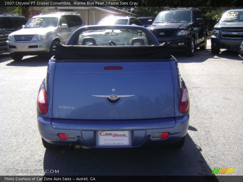 Marine Blue Pearl / Pastel Slate Gray 2007 Chrysler PT Cruiser Convertible