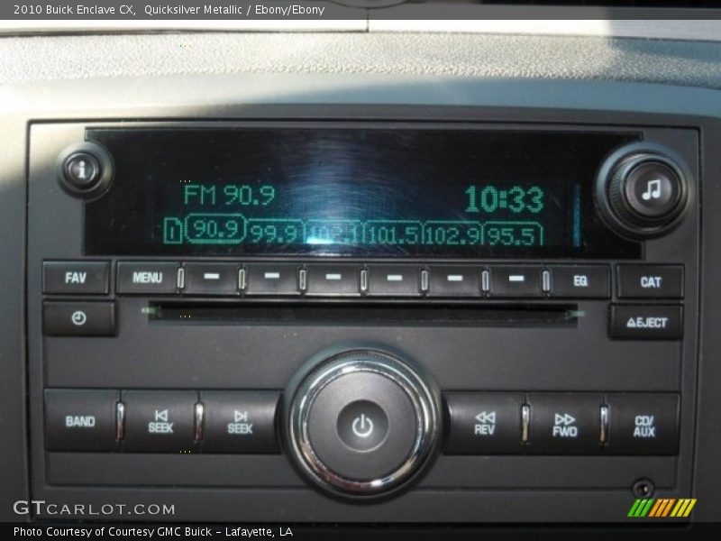 Quicksilver Metallic / Ebony/Ebony 2010 Buick Enclave CX