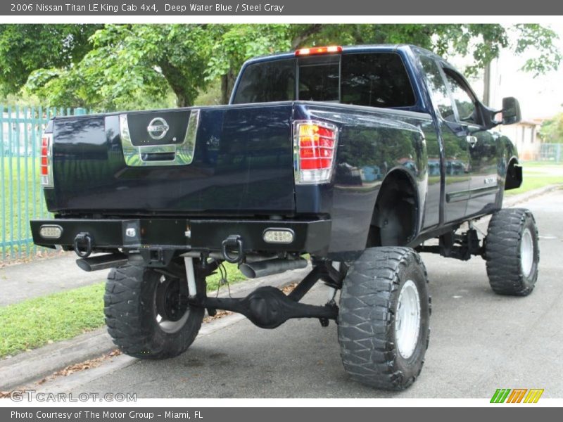 Deep Water Blue / Steel Gray 2006 Nissan Titan LE King Cab 4x4