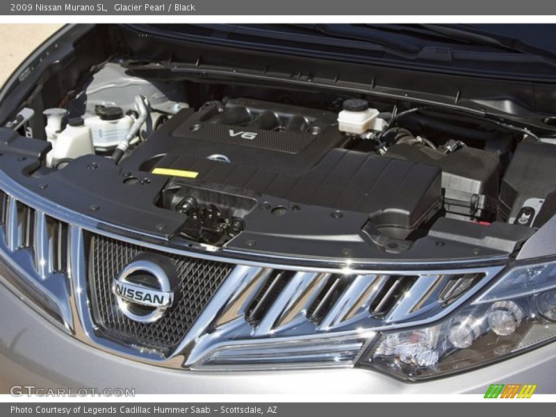 Glacier Pearl / Black 2009 Nissan Murano SL