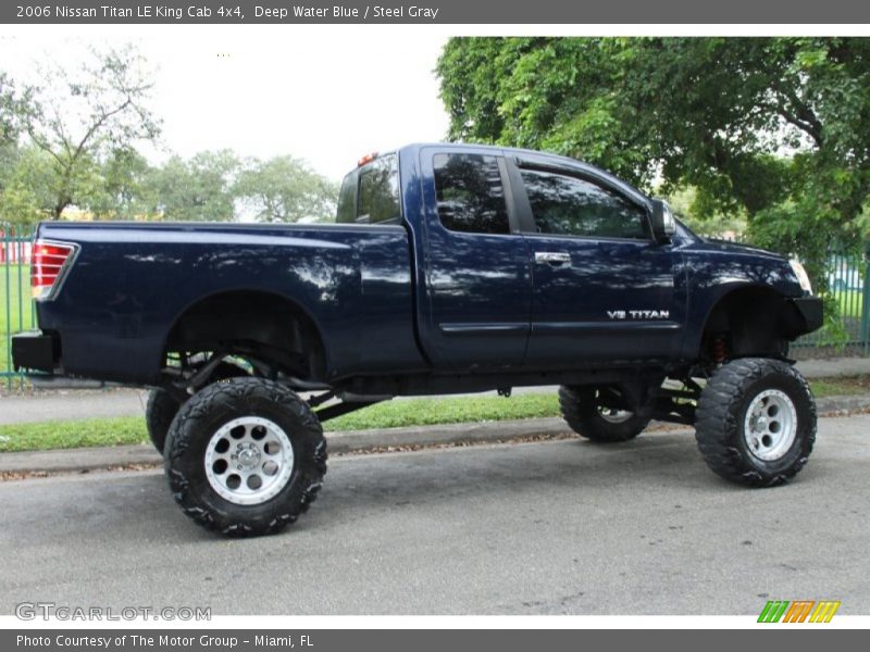 Deep Water Blue / Steel Gray 2006 Nissan Titan LE King Cab 4x4