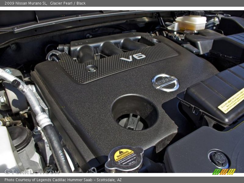 Glacier Pearl / Black 2009 Nissan Murano SL