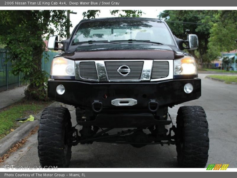 Deep Water Blue / Steel Gray 2006 Nissan Titan LE King Cab 4x4