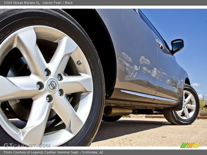 Glacier Pearl / Black 2009 Nissan Murano SL