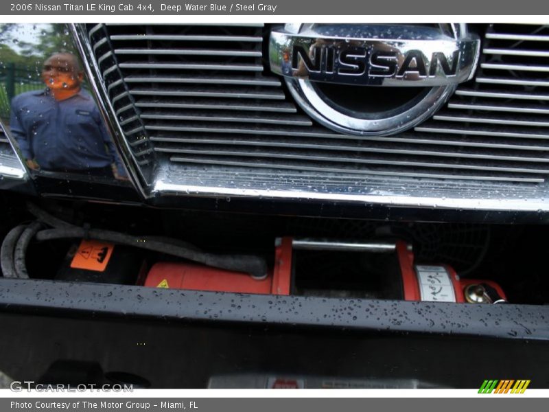 Deep Water Blue / Steel Gray 2006 Nissan Titan LE King Cab 4x4