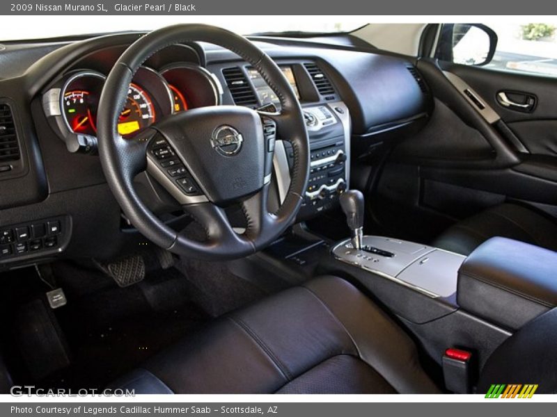 Glacier Pearl / Black 2009 Nissan Murano SL