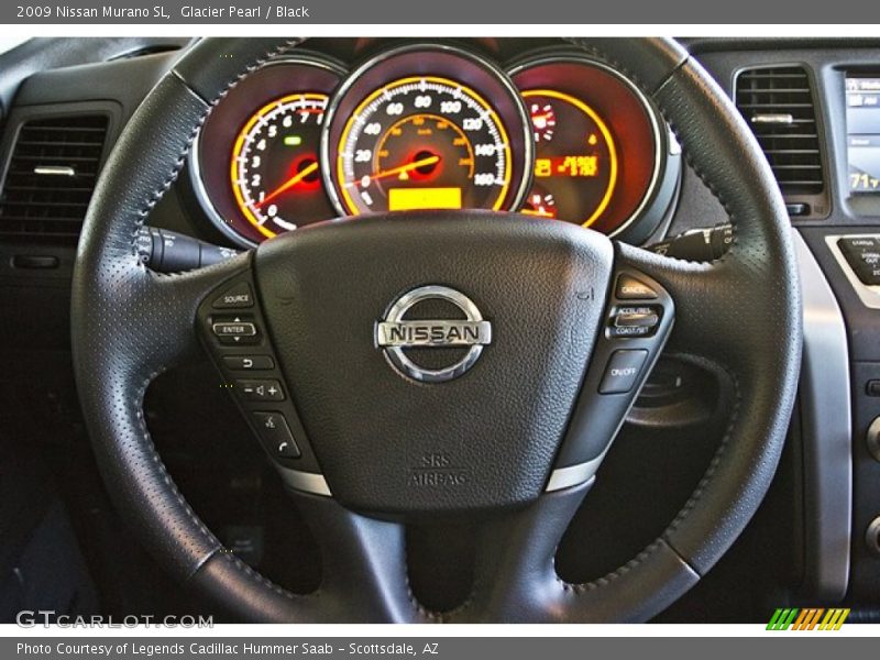 Glacier Pearl / Black 2009 Nissan Murano SL