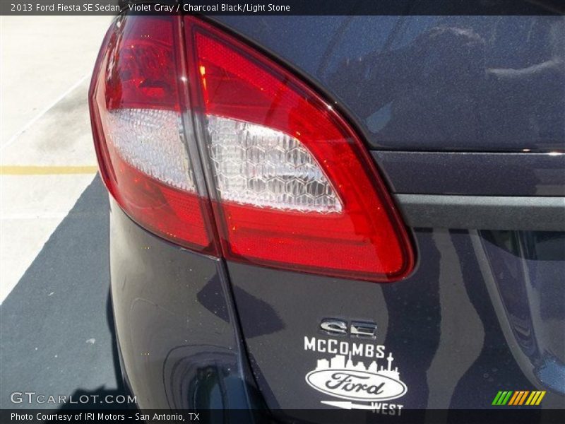 Violet Gray / Charcoal Black/Light Stone 2013 Ford Fiesta SE Sedan