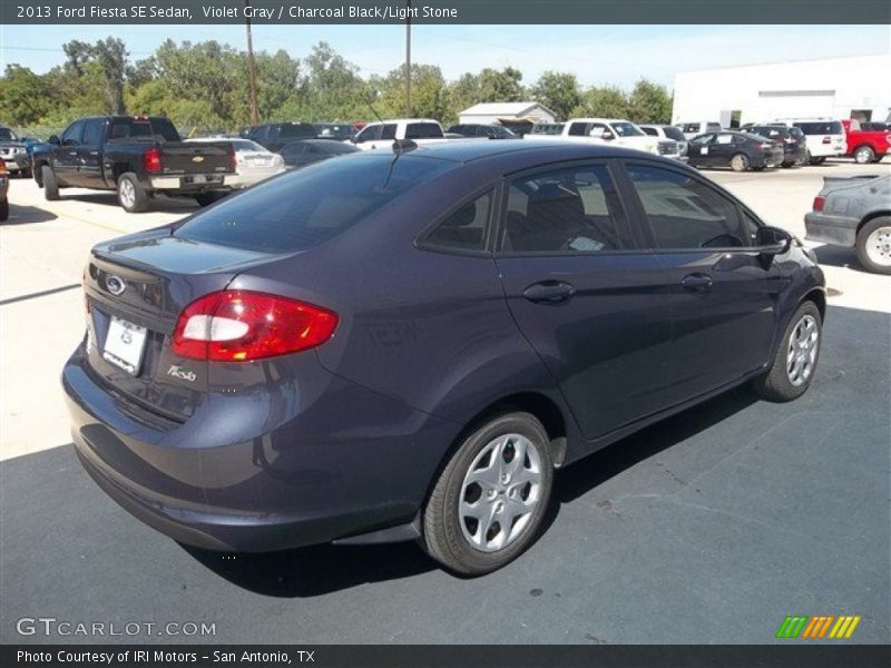 Violet Gray / Charcoal Black/Light Stone 2013 Ford Fiesta SE Sedan