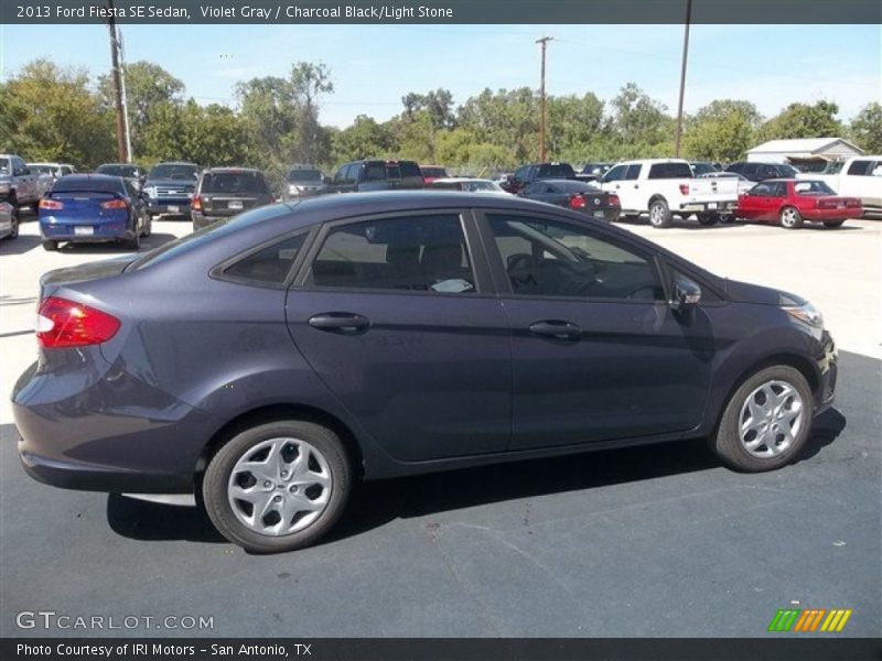 Violet Gray / Charcoal Black/Light Stone 2013 Ford Fiesta SE Sedan