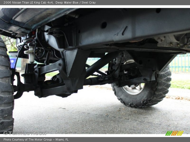 Deep Water Blue / Steel Gray 2006 Nissan Titan LE King Cab 4x4