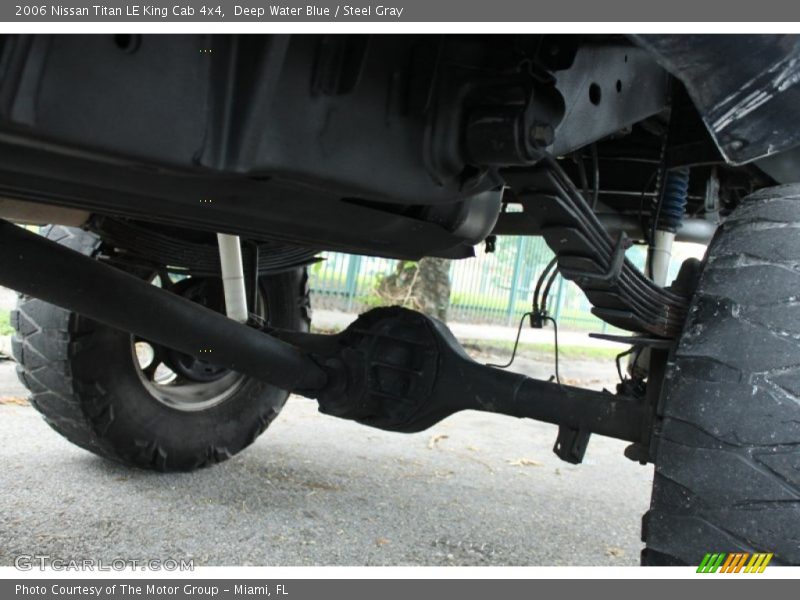 Deep Water Blue / Steel Gray 2006 Nissan Titan LE King Cab 4x4