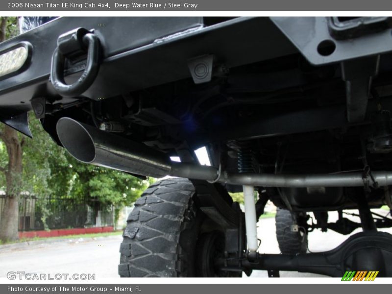 Deep Water Blue / Steel Gray 2006 Nissan Titan LE King Cab 4x4