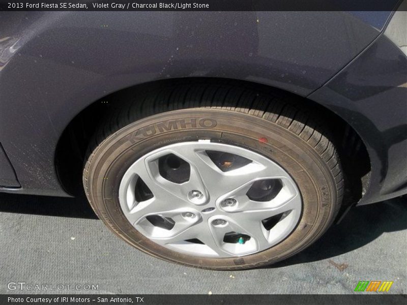 Violet Gray / Charcoal Black/Light Stone 2013 Ford Fiesta SE Sedan