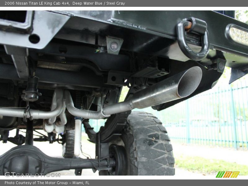 Deep Water Blue / Steel Gray 2006 Nissan Titan LE King Cab 4x4