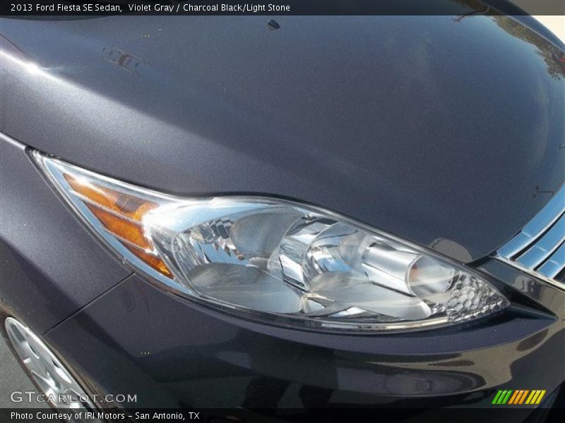 Violet Gray / Charcoal Black/Light Stone 2013 Ford Fiesta SE Sedan