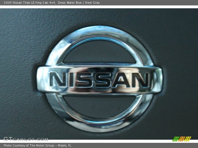 Deep Water Blue / Steel Gray 2006 Nissan Titan LE King Cab 4x4