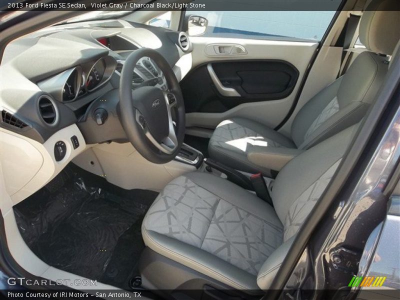 Violet Gray / Charcoal Black/Light Stone 2013 Ford Fiesta SE Sedan