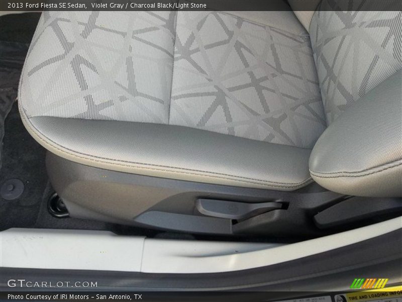 Violet Gray / Charcoal Black/Light Stone 2013 Ford Fiesta SE Sedan