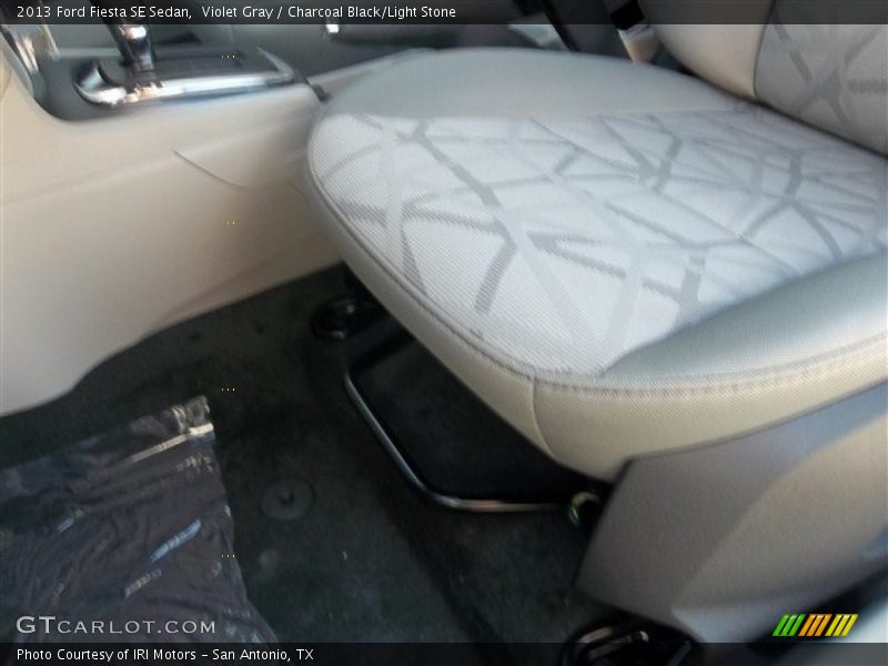 Violet Gray / Charcoal Black/Light Stone 2013 Ford Fiesta SE Sedan