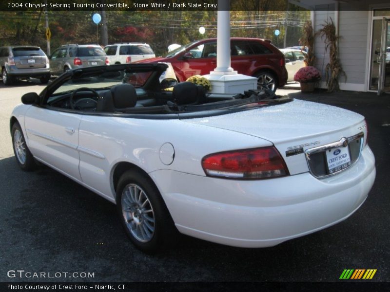Stone White / Dark Slate Gray 2004 Chrysler Sebring Touring Convertible
