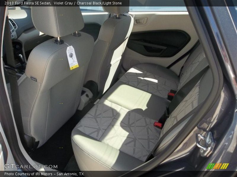 Violet Gray / Charcoal Black/Light Stone 2013 Ford Fiesta SE Sedan