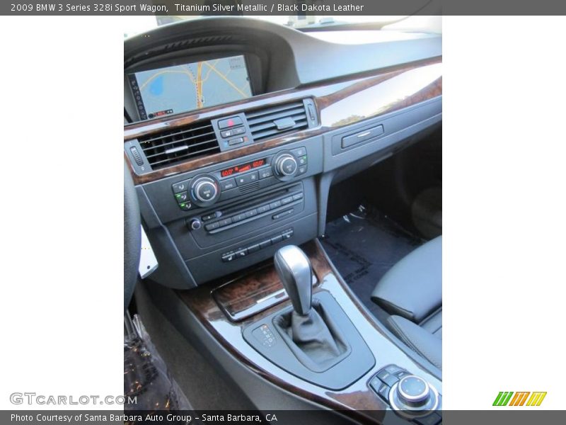 Titanium Silver Metallic / Black Dakota Leather 2009 BMW 3 Series 328i Sport Wagon
