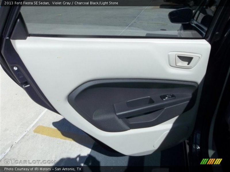 Violet Gray / Charcoal Black/Light Stone 2013 Ford Fiesta SE Sedan