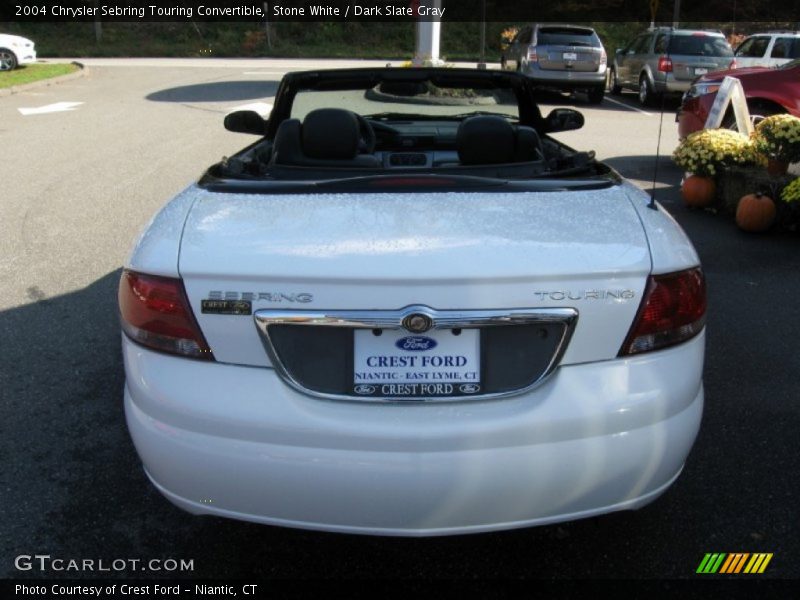 Stone White / Dark Slate Gray 2004 Chrysler Sebring Touring Convertible