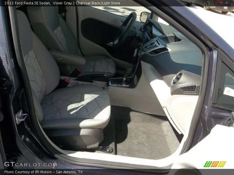 Violet Gray / Charcoal Black/Light Stone 2013 Ford Fiesta SE Sedan